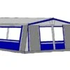 Te Velde Voortent De Wenne 310 Cm Blauw -Kampeer Verkoop 1 0 te velde voortenten de wenne 310 cm diep blauw links4