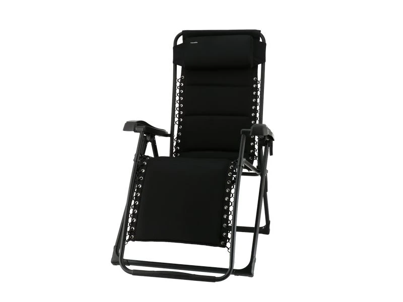 Travellife Barletta Stoel Relax Zwart 4 Travellife Barletta Stoel Relax Zwart - Afbeelding 2
