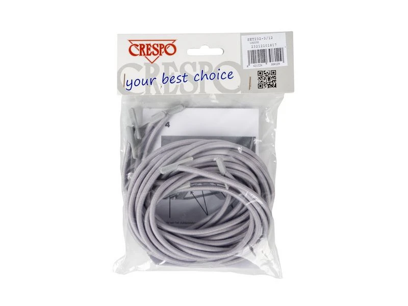 Crespo Elastiek Relaxstoelen 2x Kort 2x Lang Grijs 4 Crespo Elastiek Relaxstoelen 2x Kort 2x Lang Grijs - Image 2