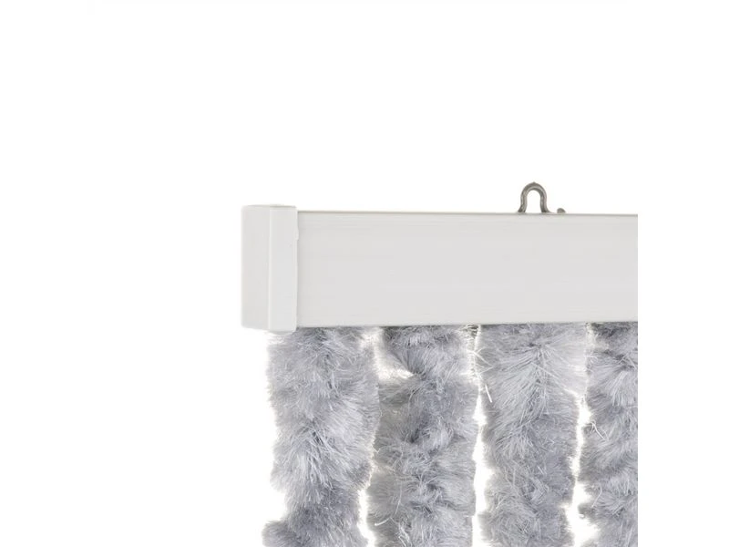 Travellife Chenille Streep Grijs/blauw 56x185cm 6 Travellife Chenille Streep Grijs/blauw 56x185cm - Image 4