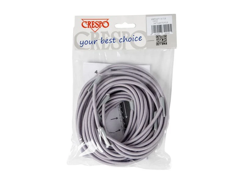 Crespo Elastiek Ligbedden 4 Stuks Grijs 4 Crespo Elastiek Ligbedden 4 Stuks Grijs - Image 2