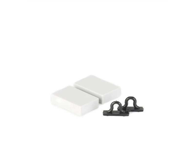 Travellife Chenille Streep Grijs/wit 56x185cm 7 Travellife Chenille Streep Grijs/wit 56x185cm - Afbeelding 5