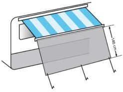 Eurotrail Sunblocker 300 X 140 Cm -Kampeer Verkoop 23 3 eurotrail sunblocker 300 x 140 cm etct0025