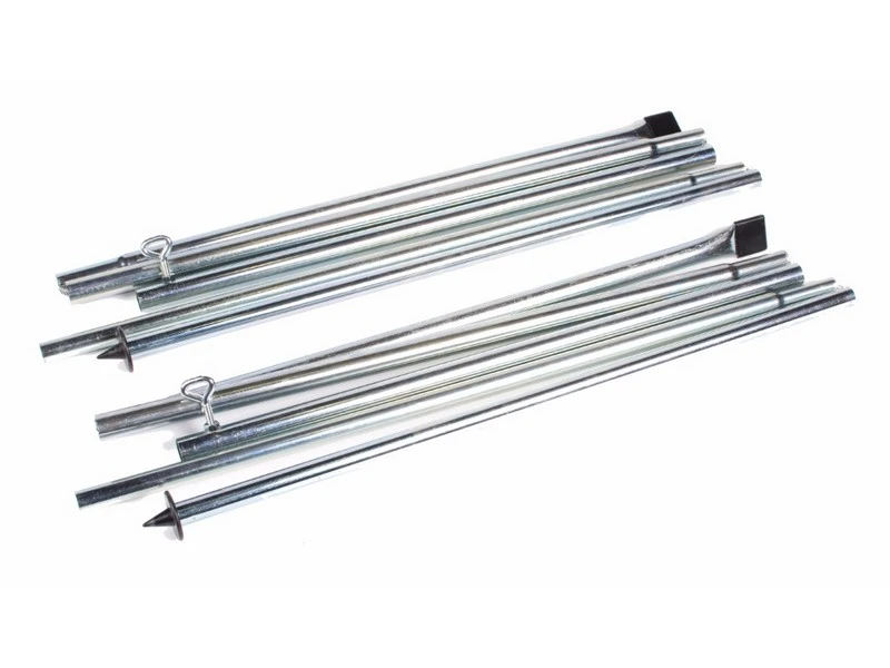 Kampa Set Aandrukstangen Staal 3 Kampa Set Aandrukstangen Staal