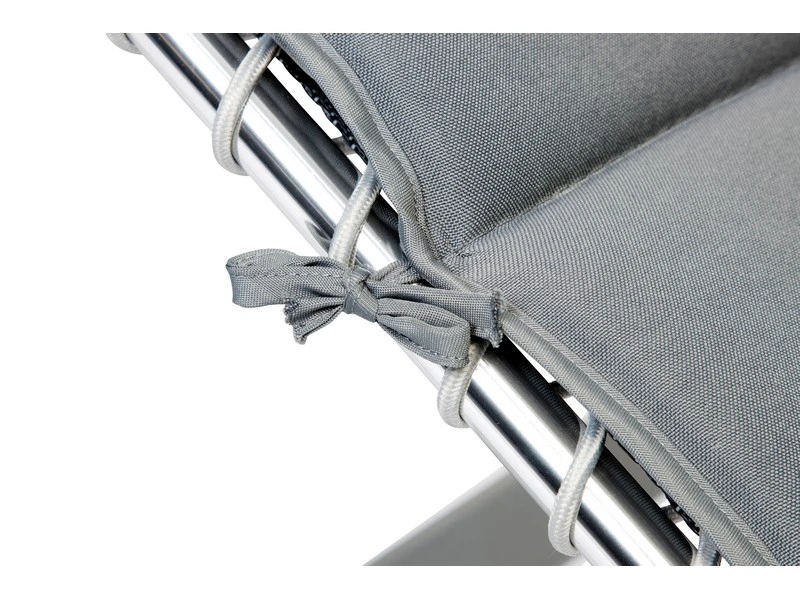 Bo Camp Relax Stoelkussen Luxe Grijs 4 Bo Camp Relax Stoelkussen Luxe Grijs - Afbeelding 2