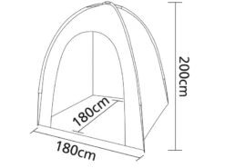 Bo Camp Opbergtent Medium -Kampeer Verkoop 25 2 bo camp opbergtent medium