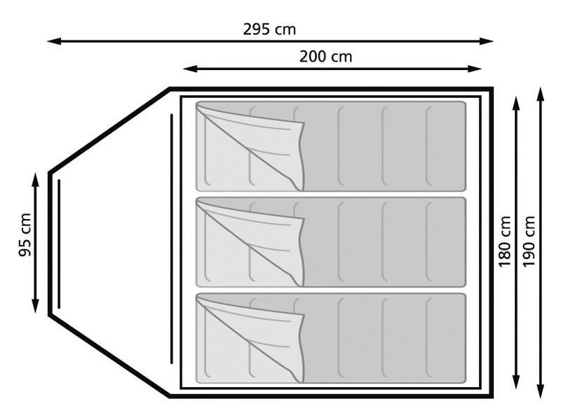 Eurotrail Koepeltent Ontario 3 Katoen-polyester 4 Eurotrail Koepeltent Ontario 3 Katoen-polyester - Image 2
