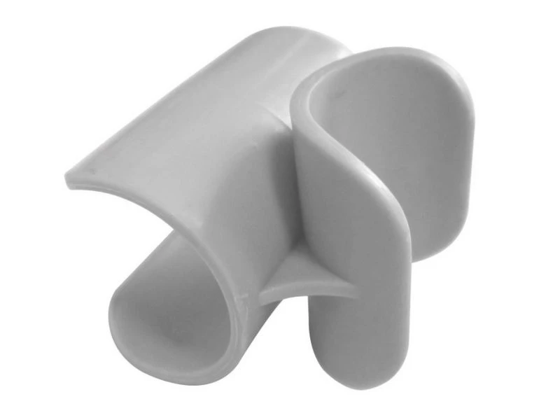 Crespo Clips Voetensteun Kunststof 4 Stuks Grijs 3 Crespo Clips Voetensteun Kunststof 4 Stuks Grijs