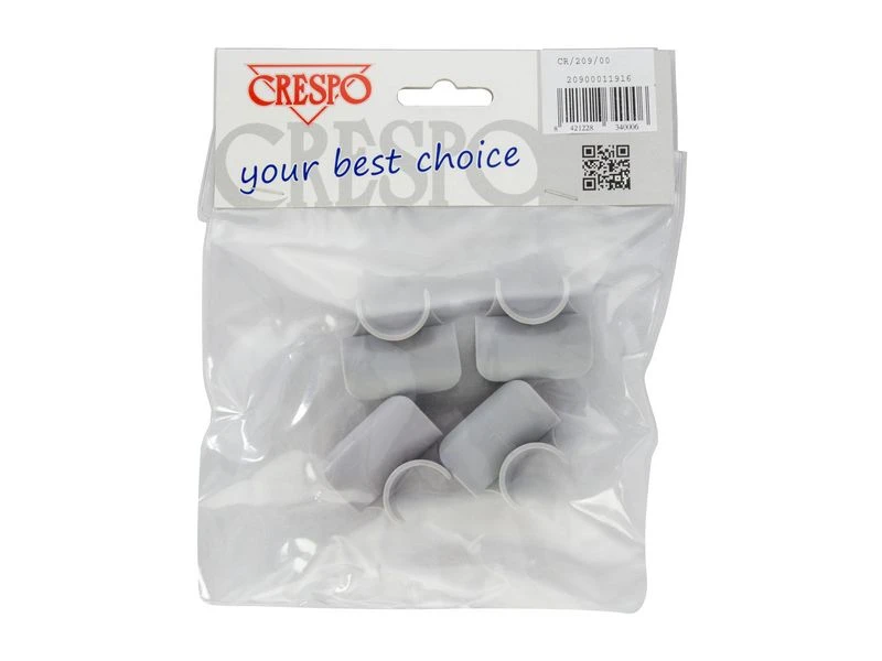 Crespo Clips Voetensteun Kunststof 4 Stuks Grijs 4 Crespo Clips Voetensteun Kunststof 4 Stuks Grijs - Image 2