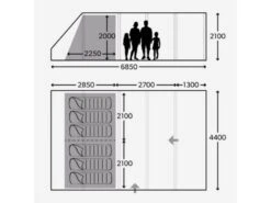 Dometic Opblaasbare Familie Tent Ftt Rarotonga 601 Tc -Kampeer Verkoop 3 2 dometic opblaasbare familie tent ftt rarotonga 601 tc 9120001461