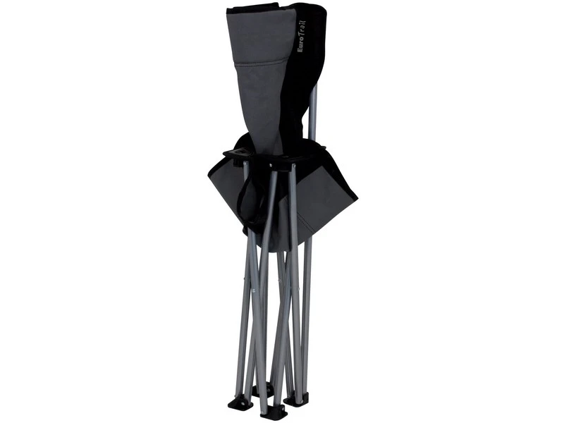 Eurotrail Vouwstoel Lausanne Staal Grijs-Zwart 5 Eurotrail Vouwstoel Lausanne Staal Grijs-Zwart - Image 3