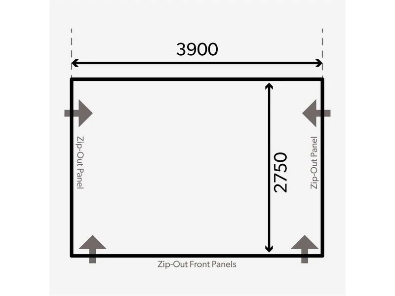 Kampa Dometic Opblaasbare Voortent Club Air All-season 390 L 4 Kampa Dometic Opblaasbare Voortent Club Air All-season 390 L - Image 2