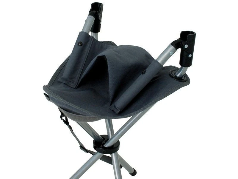 Eurotrail Vouwkrukje+Rugleuning Escabeau Staal Grijs 4 Eurotrail Vouwkrukje+Rugleuning Escabeau Staal Grijs - Image 2