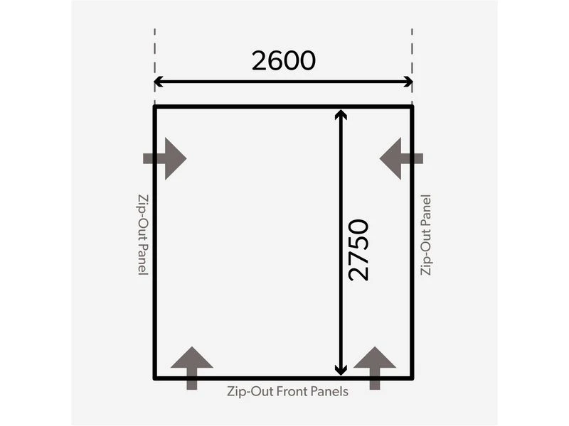 Kampa Dometic Opblaasbare Voortent Club Air Pro 260 M 4 Kampa Dometic Opblaasbare Voortent Club Air Pro 260 M - Image 2