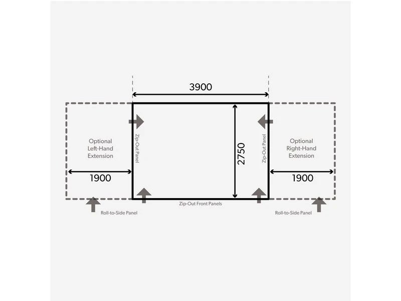 Kampa Dometic Opblaasbare Voortent Club Air Pro 390 S 4 Kampa Dometic Opblaasbare Voortent Club Air Pro 390 S - Image 2