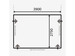 Kampa Dometic Opblaasbare Voortent Club Air Pro 390 M -Kampeer Verkoop 46 1 kampa dometic opblaasbare voortent club air pro 390 m 9120001118