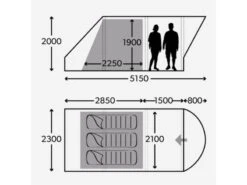 Dometic Opblaasbare Familie Tent Ftc Boracay 301 Tc -Kampeer Verkoop 5 2 dometic opblaasbare familie tent ftc boracay 301 tc 9120001463