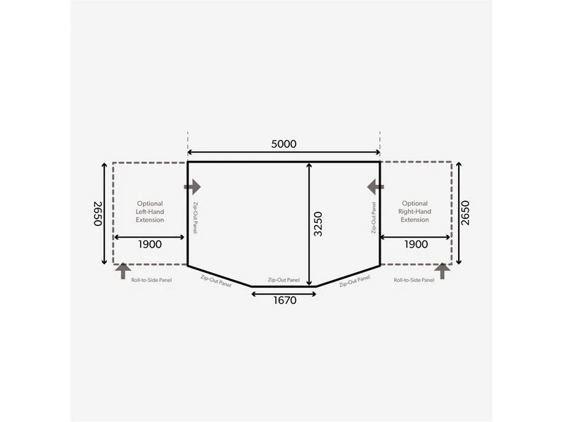 Kampa Dometic Opblaasbare Voortent Ace Air Pro 500 S 4 Kampa Dometic Opblaasbare Voortent Ace Air Pro 500 S - Afbeelding 2