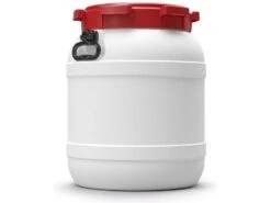Waterkluis Vat 54 Liter Water En Luchtdicht Wit/rood -Kampeer Verkoop 64 2 waterkluis vat 54 liter water en luchtdicht wit rood gedraaid