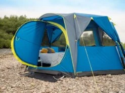 Coleman Familie Tent Octagon Blue-lime -Kampeer Verkoop 64 4 coleman familie tent octagon blue lime 2000035750
