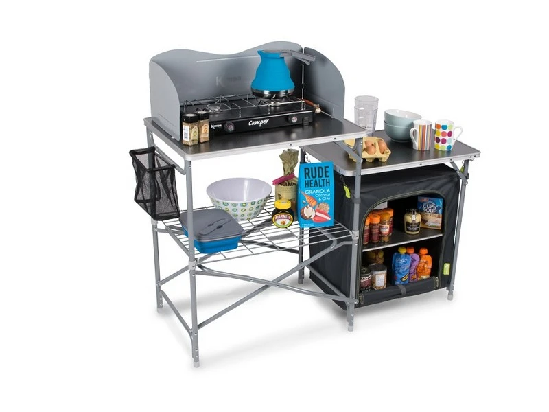 Kampa Commander Field Kitchen Kookkast 2 Kampa Commander Field Kitchen Kookkast