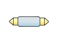 Haba Festoon S8,5 12 V 10 Watt 125 Lumen 11x39 Mm