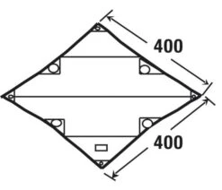 High Peak Tarp 2 -Kampeer Verkoop high peak tarp 2 afmeting 10033 2