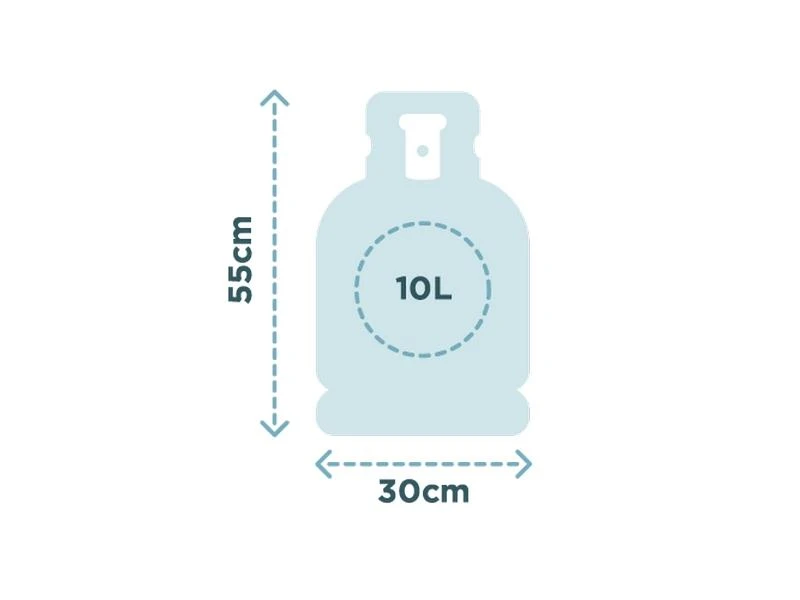 Benegas Comfort Steel Lichtgewicht Stalen Gasfles 9,5 Kilogram 4 Benegas Comfort Steel Lichtgewicht Stalen Gasfles 9,5 Kilogram - Image 2