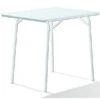 Sieger (camping) Tafel 80 X 60 Cm Wit. -Kampeer Verkoop sieger campingtafel 80x60 wit 110 w