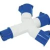 Haba Cee 3-way Splitter -Kampeer Verkoop verlengkabels stekkers accessoires caravan camping cee 3 weg stekker 46010206